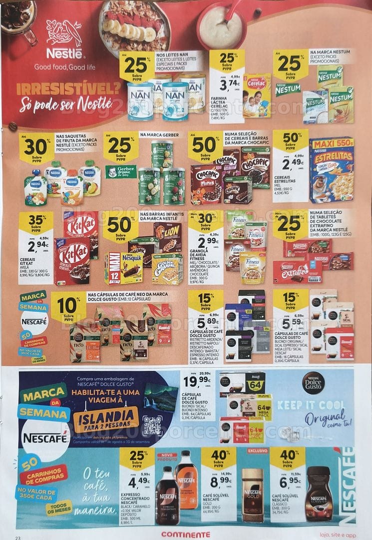 Antevisão Folheto CONTINENTE Promoções de 1 a 7 setembro