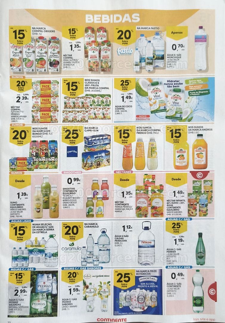 Antevisão Folheto CONTINENTE Promoções de 1 a 7 setembro