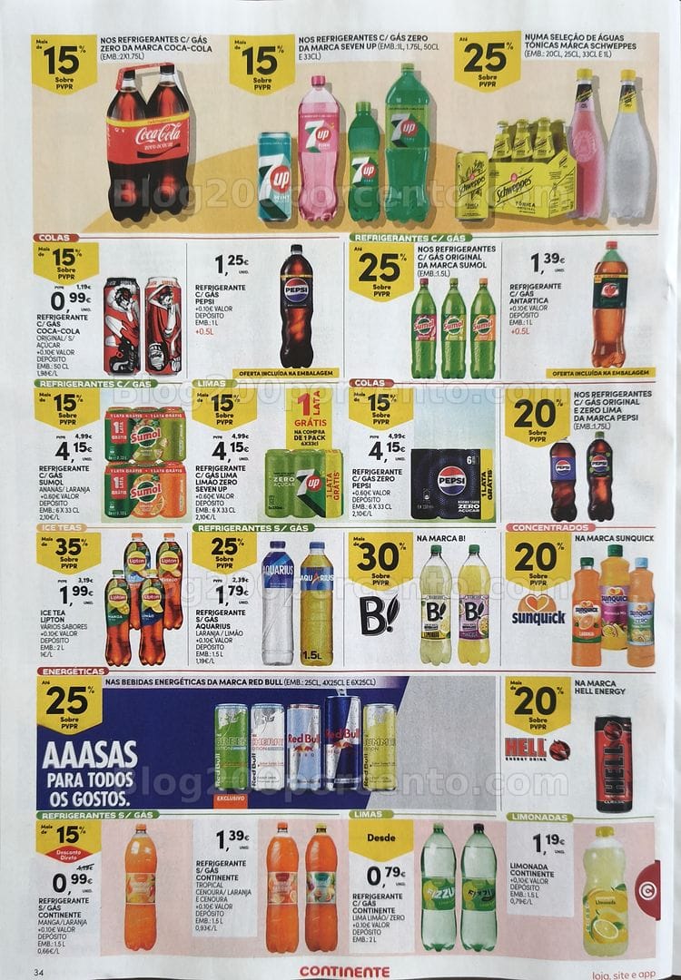 Antevisão Folheto CONTINENTE Promoções de 1 a 7 setembro