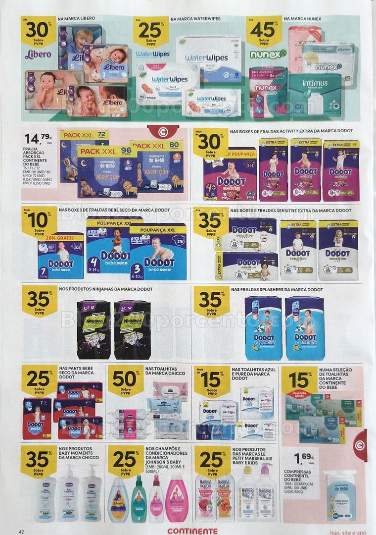 Antevisão Folheto CONTINENTE Promoções de 1 a 7 setembro