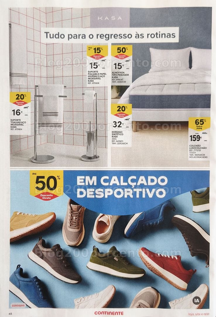 Antevisão Folheto CONTINENTE Bazar Promoções de 1 a 7 setembro