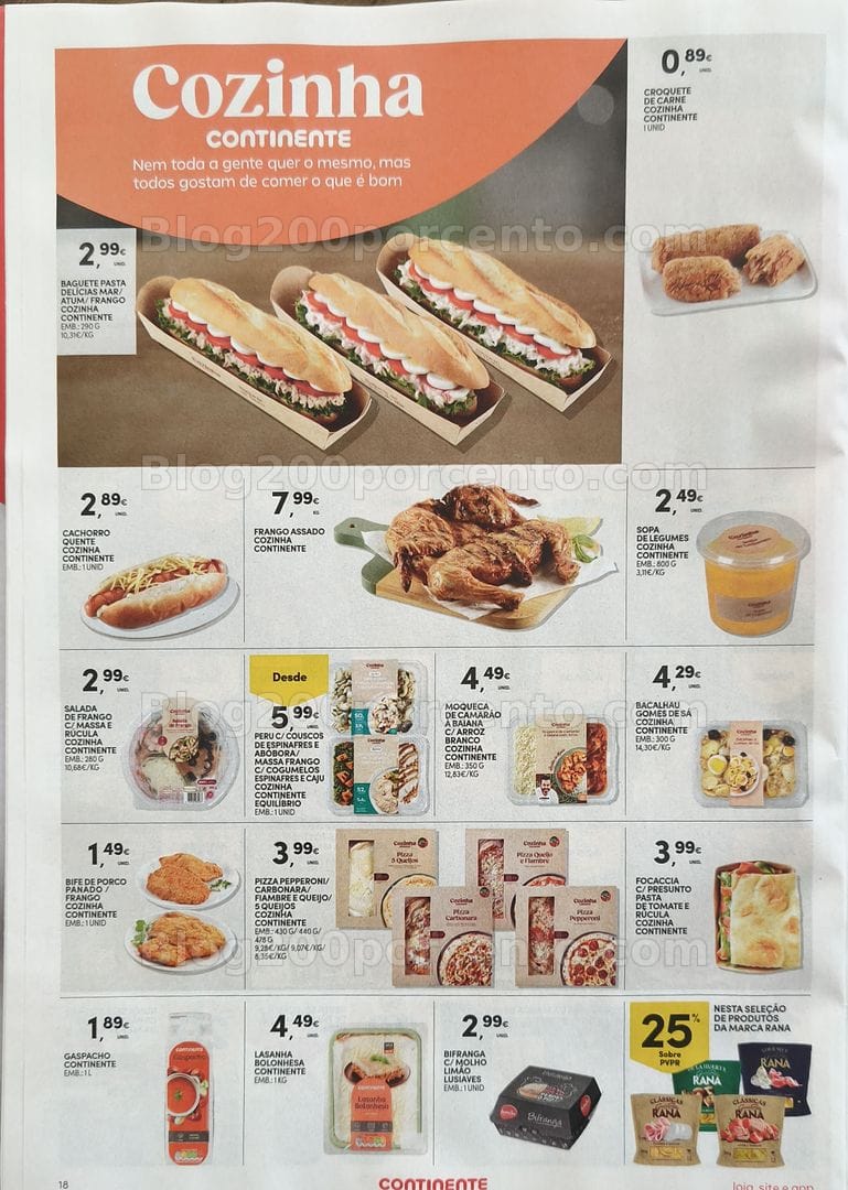 Antevisão Folheto CONTINENTE Promoções de 18 a 24 agosto