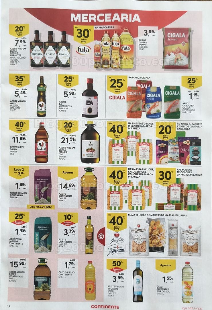 Antevisão Folheto CONTINENTE Promoções de 18 a 24 agosto