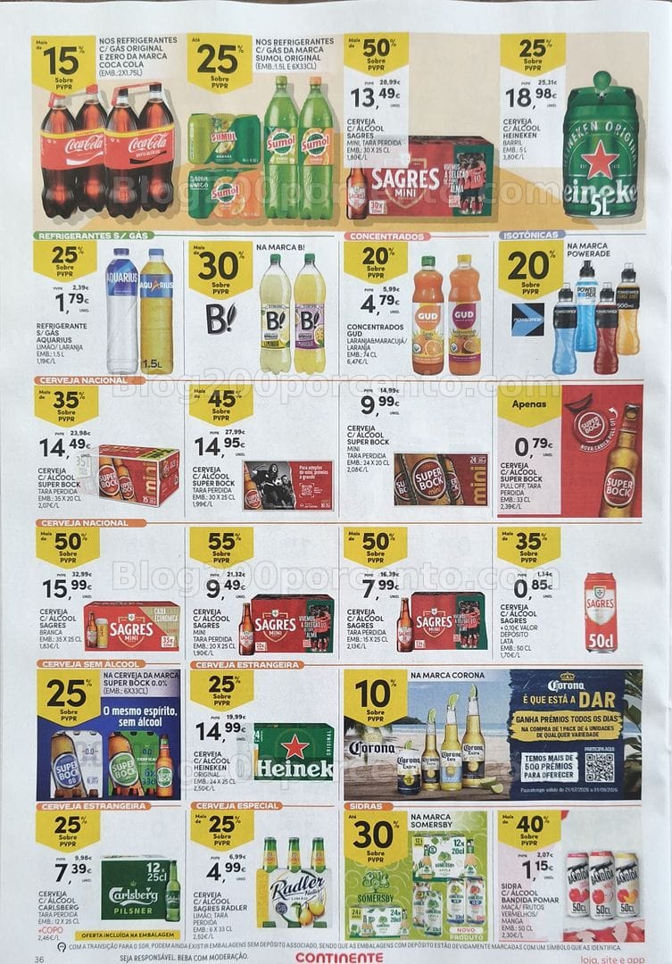 Antevisão Folheto CONTINENTE Promoções de 18 a 24 agosto