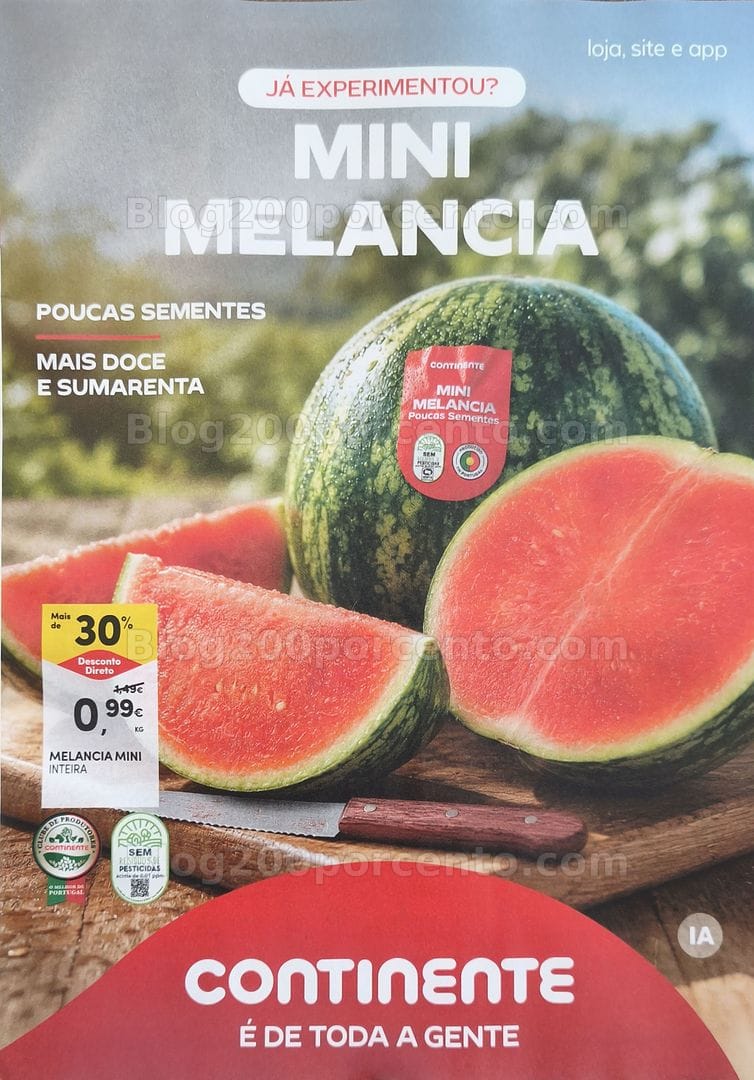 Antevisão Folheto CONTINENTE Promoções de 18 a 24 agosto