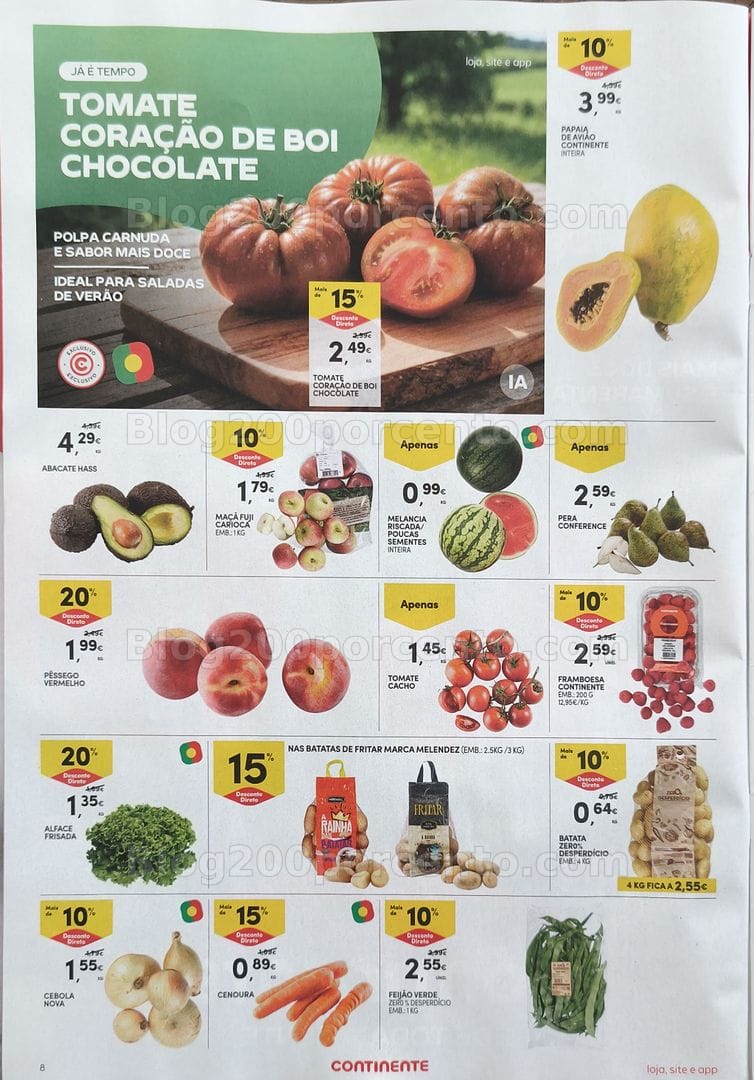 Antevisão Folheto CONTINENTE Promoções de 18 a 24 agosto
