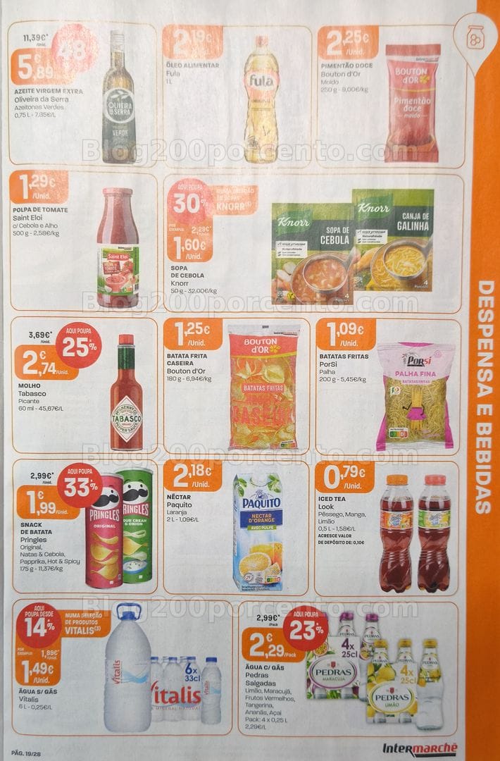 Antevisão Folheto INTERMARCHÉ Promoções de 13 a 19 agosto