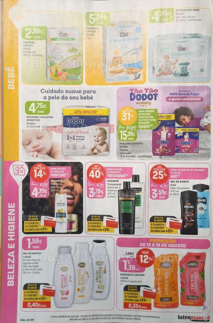 Antevisão Folheto INTERMARCHÉ Promoções de 13 a 19 agosto