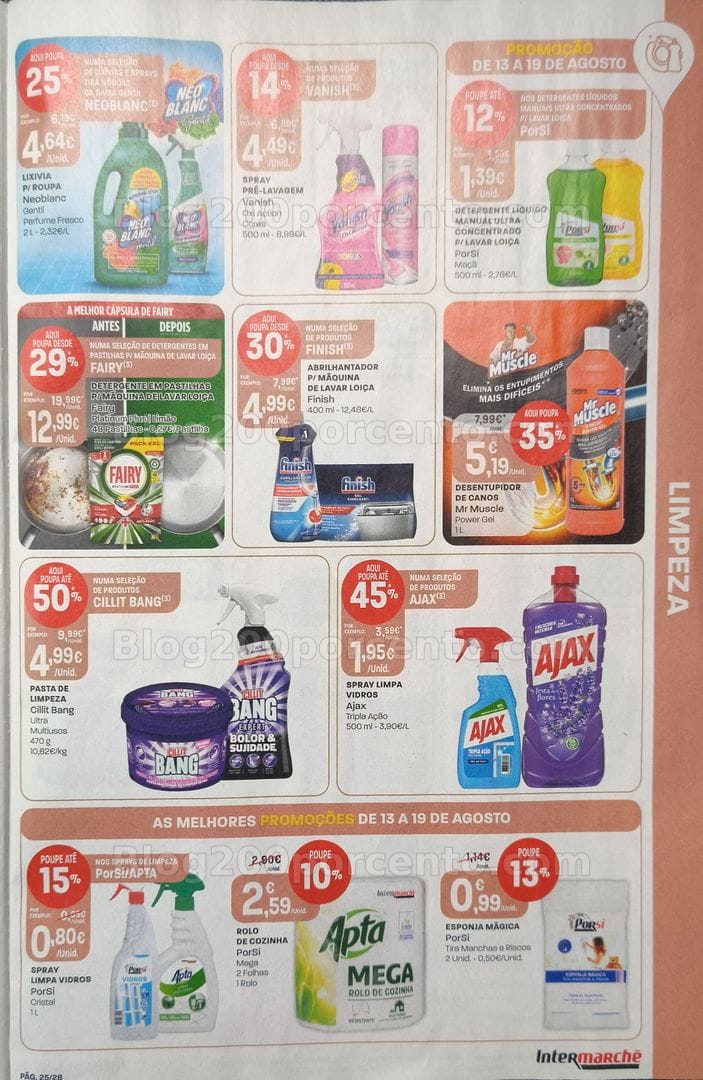 Antevisão Folheto INTERMARCHÉ Promoções de 13 a 19 agosto