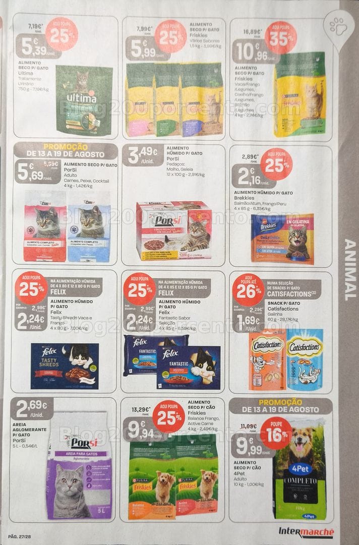 Antevisão Folheto INTERMARCHÉ Promoções de 13 a 19 agosto