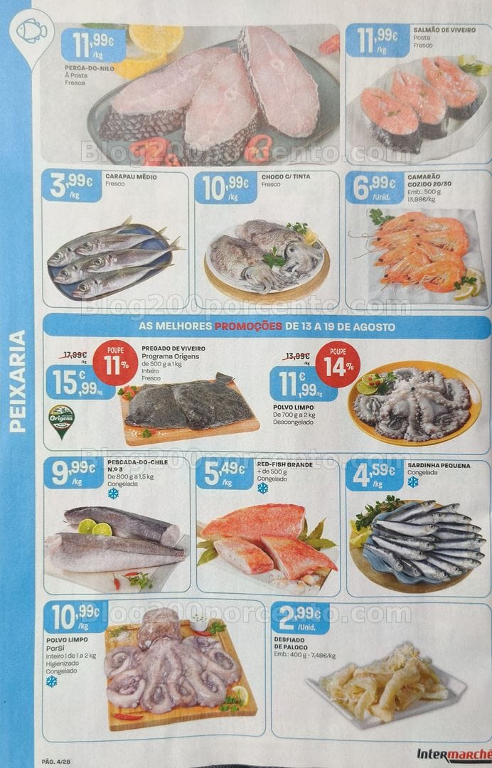 Antevisão Folheto INTERMARCHÉ Promoções de 13 a 19 agosto