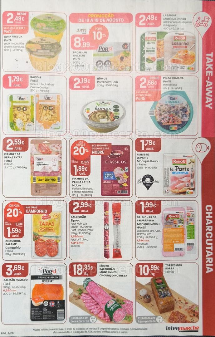 Antevisão Folheto INTERMARCHÉ Promoções de 13 a 19 agosto