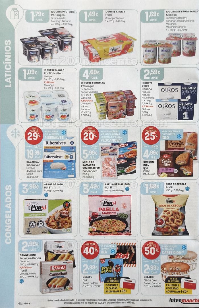 Antevisão Folheto INTERMARCHÉ Promoções de 3 a 9 setembro