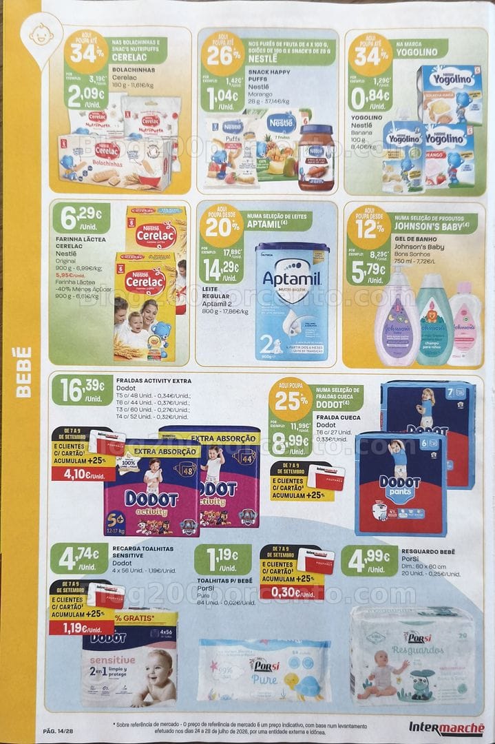 Antevisão Folheto INTERMARCHÉ Promoções de 3 a 9 setembro