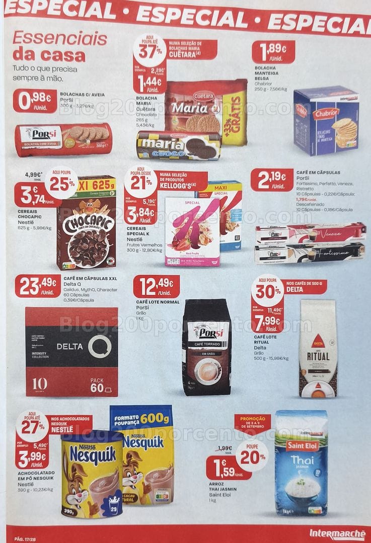 Antevisão Folheto INTERMARCHÉ Promoções de 3 a 9 setembro