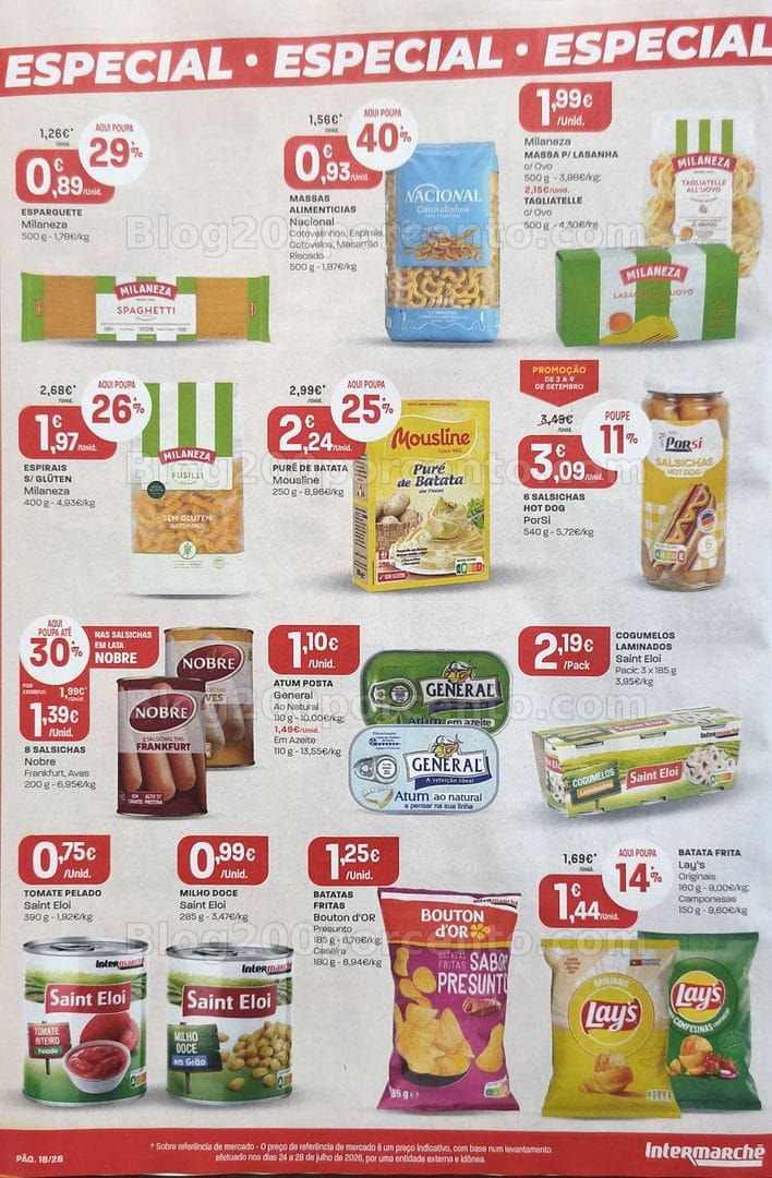 Antevisão Folheto INTERMARCHÉ Promoções de 3 a 9 setembro