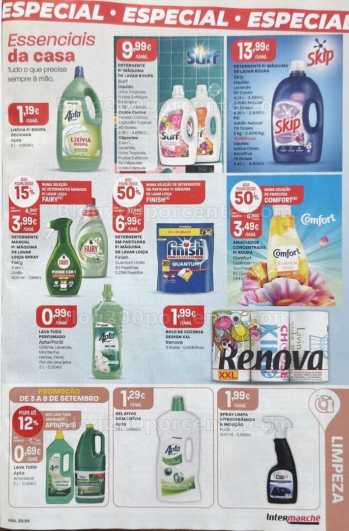 Antevisão Folheto INTERMARCHÉ Promoções de 3 a 9 setembro