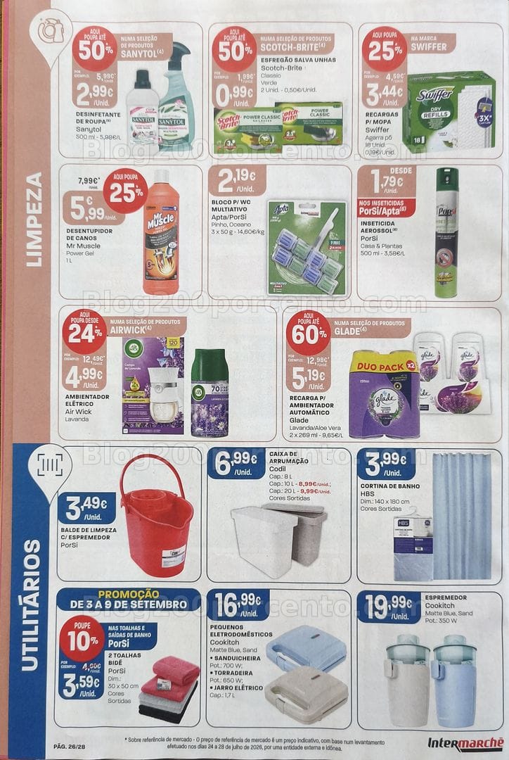 Antevisão Folheto INTERMARCHÉ Promoções de 3 a 9 setembro