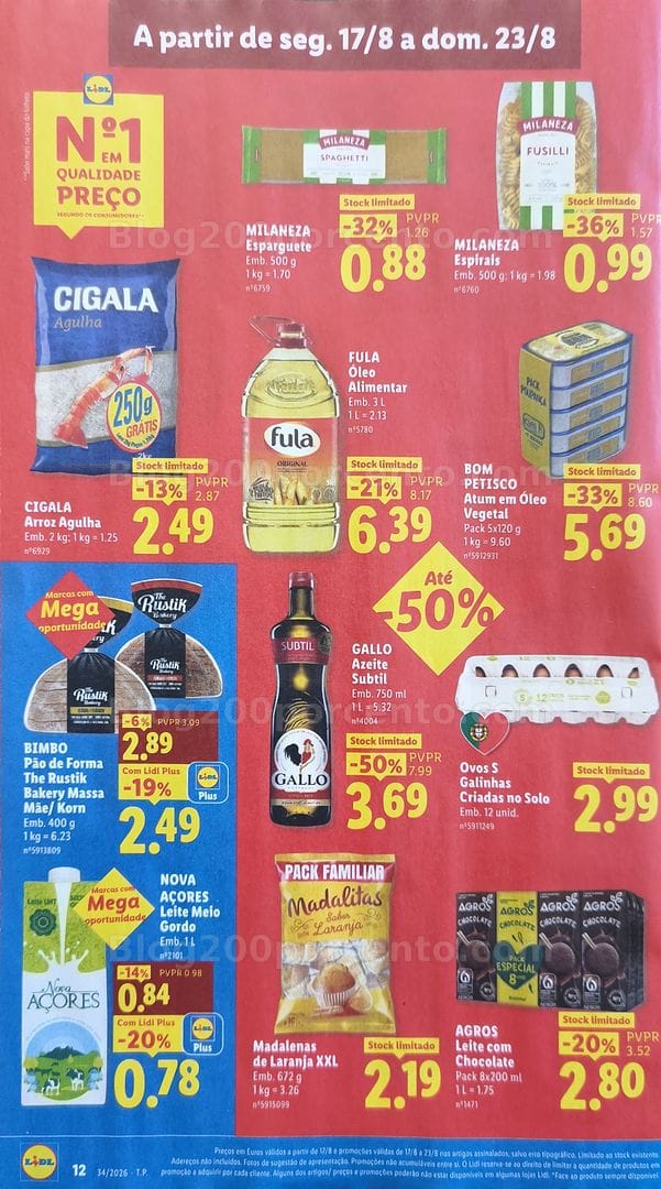 Antevisão Folheto LIDL Promoções de 17 a 23 agosto