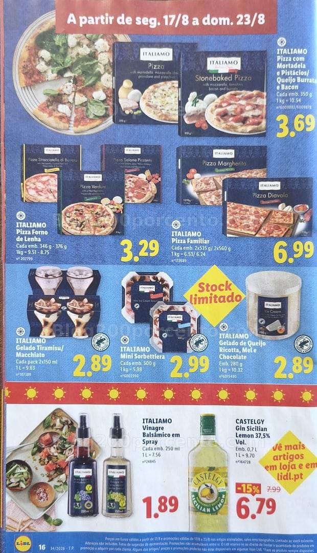 Antevisão Folheto LIDL Promoções de 17 a 23 agosto