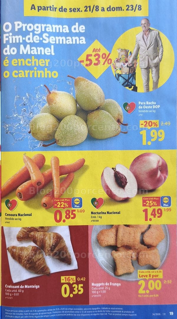 Antevisão Folheto LIDL Promoções de 17 a 23 agosto