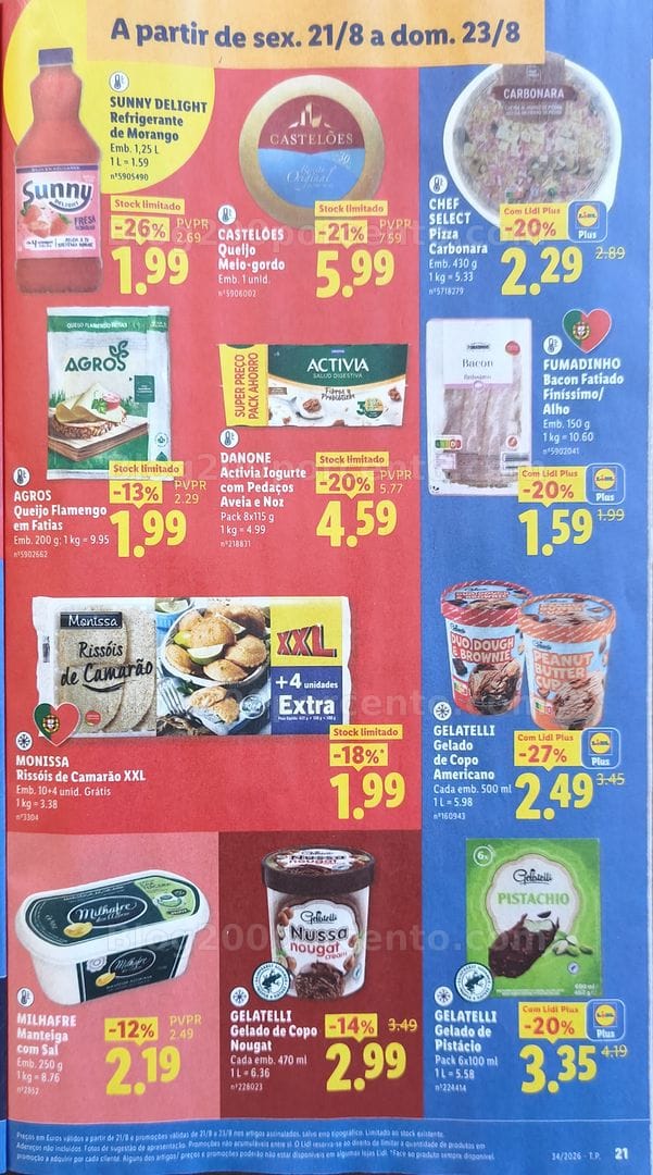 Antevisão Folheto LIDL Promoções de 17 a 23 agosto