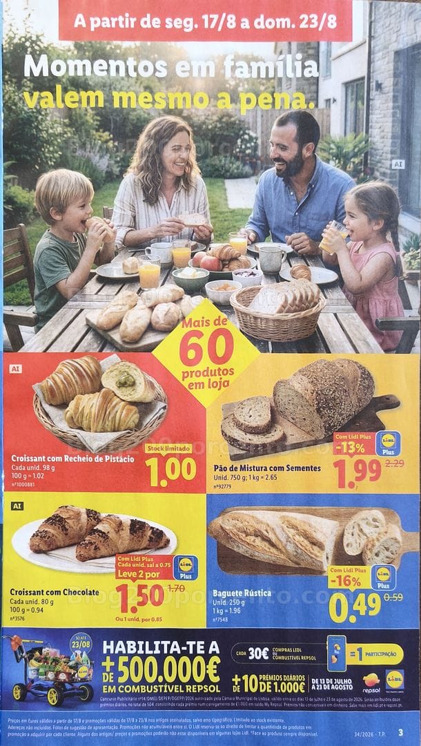 Antevisão Folheto LIDL Promoções de 17 a 23 agosto