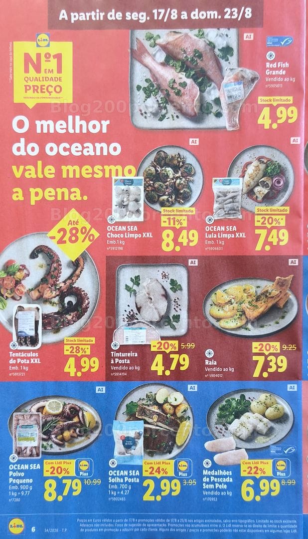 Antevisão Folheto LIDL Promoções de 17 a 23 agosto