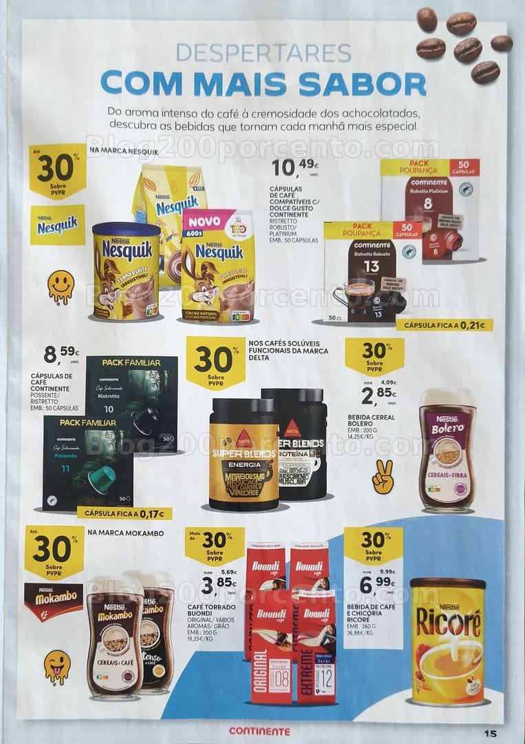 Antevisão Folheto CONTINENTE Especial Pequeno Almoço Promoções de 18 a 30 agosto