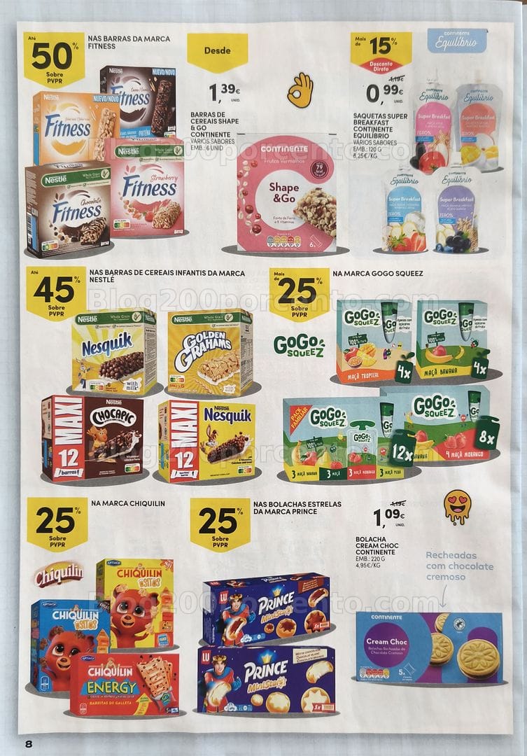 Antevisão Folheto CONTINENTE Especial Pequeno Almoço Promoções de 18 a 30 agosto