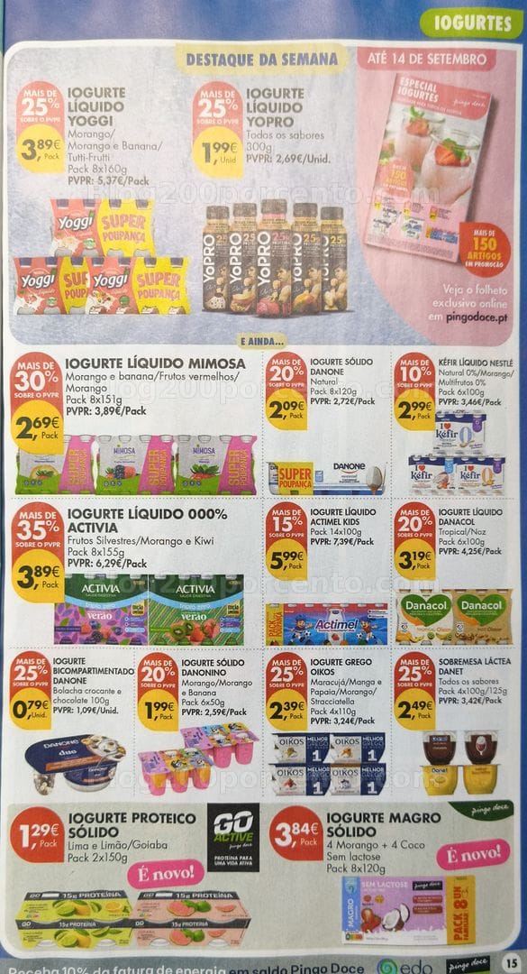 Antevisão Folheto PINGO DOCE Promoções de 1 a 7 setembro