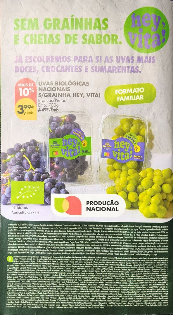 Antevisão Folheto PINGO DOCE Promoções de 1 a 7 setembro