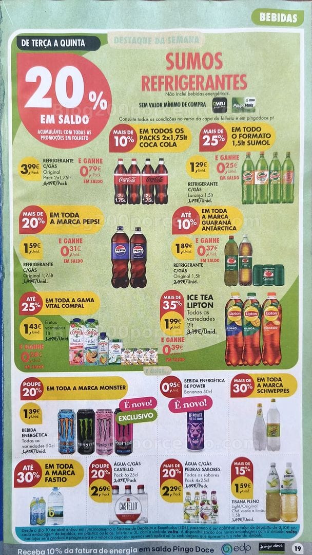 Antevisão Folheto PINGO DOCE Promoções de 11 a 17 agosto