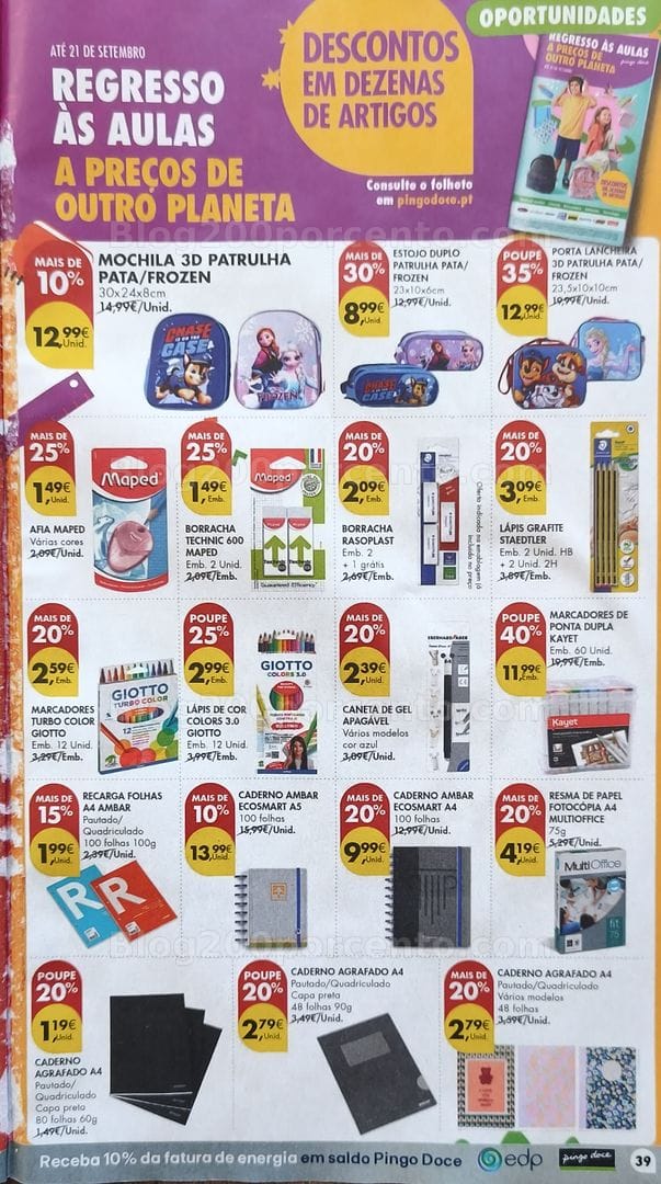 Antevisão Folheto PINGO DOCE Promoções de 11 a 17 agosto