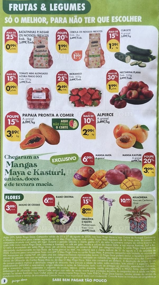 Antevisão Folheto PINGO DOCE Lojas Médias Promoções de 25 a 31 agosto