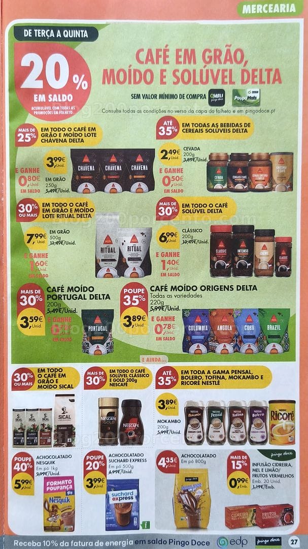 Antevisão Folheto PINGO DOCE Lojas Médias Promoções de 25 a 31 agosto