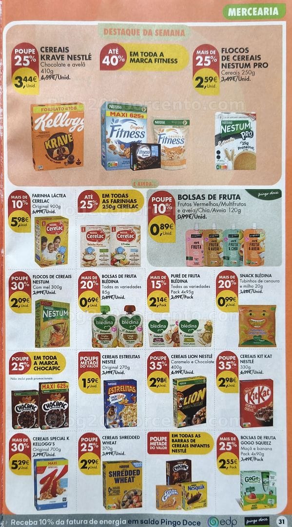 Antevisão Folheto PINGO DOCE Lojas Médias Promoções de 25 a 31 agosto