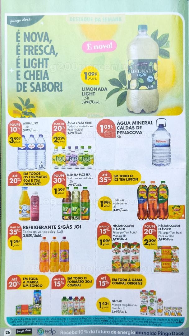 Antevisão Folheto PINGO DOCE Promoções de 4 a 10 agosto