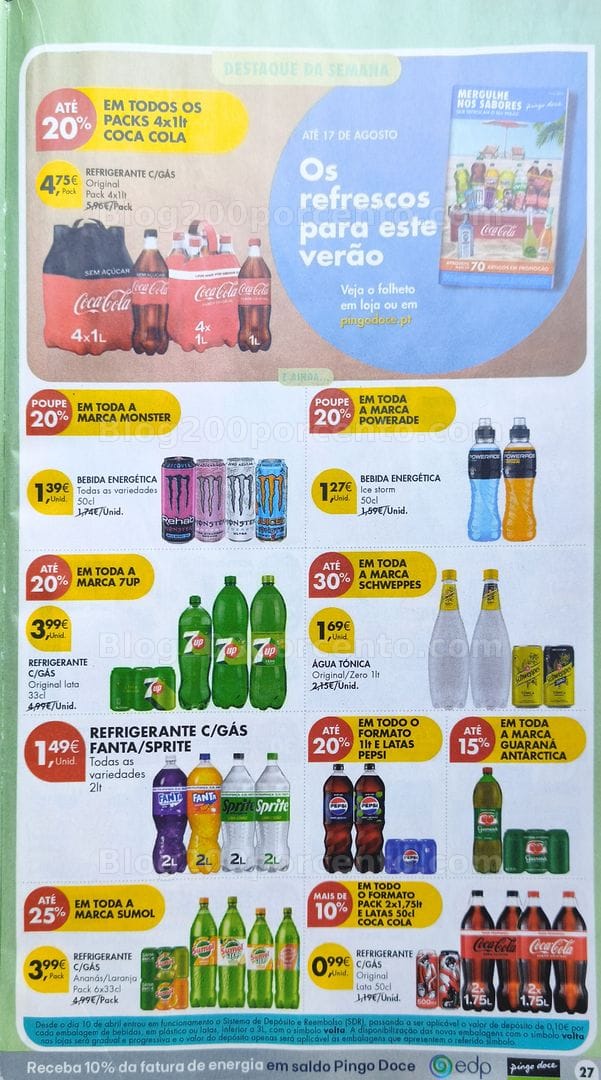 Antevisão Folheto PINGO DOCE Promoções de 4 a 10 agosto