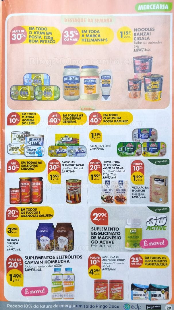 Antevisão Folheto PINGO DOCE Promoções de 4 a 10 agosto