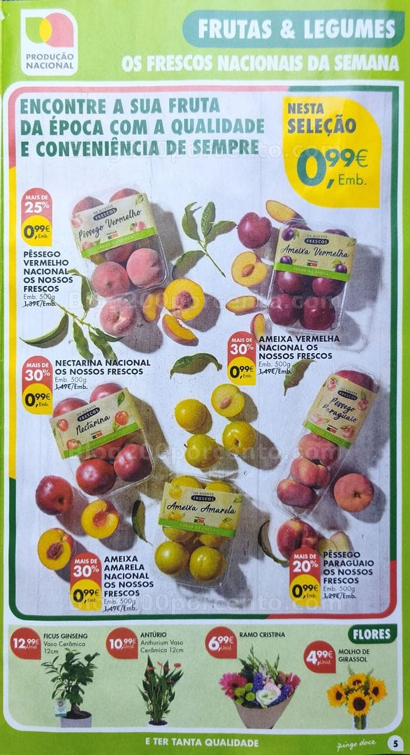 Antevisão Folheto PINGO DOCE Promoções de 4 a 10 agosto