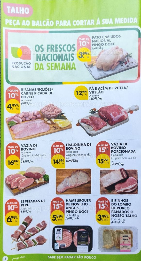 Antevisão Folheto PINGO DOCE Promoções de 4 a 10 agosto