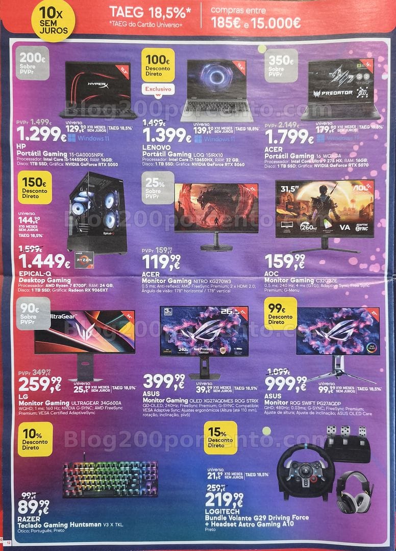 Antevisão Folheto WORTEN Promoções de 5 a 17 agosto