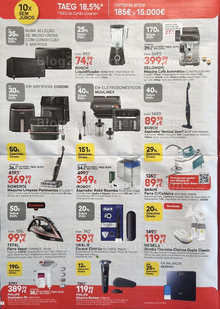 Antevisão Folheto WORTEN Promoções de 5 a 17 agosto