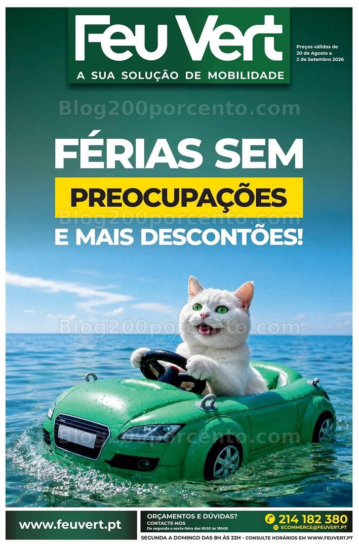 Antevisão Folheto FEU VERT Oficinas Promoções de 20 agosto a 2 setembro