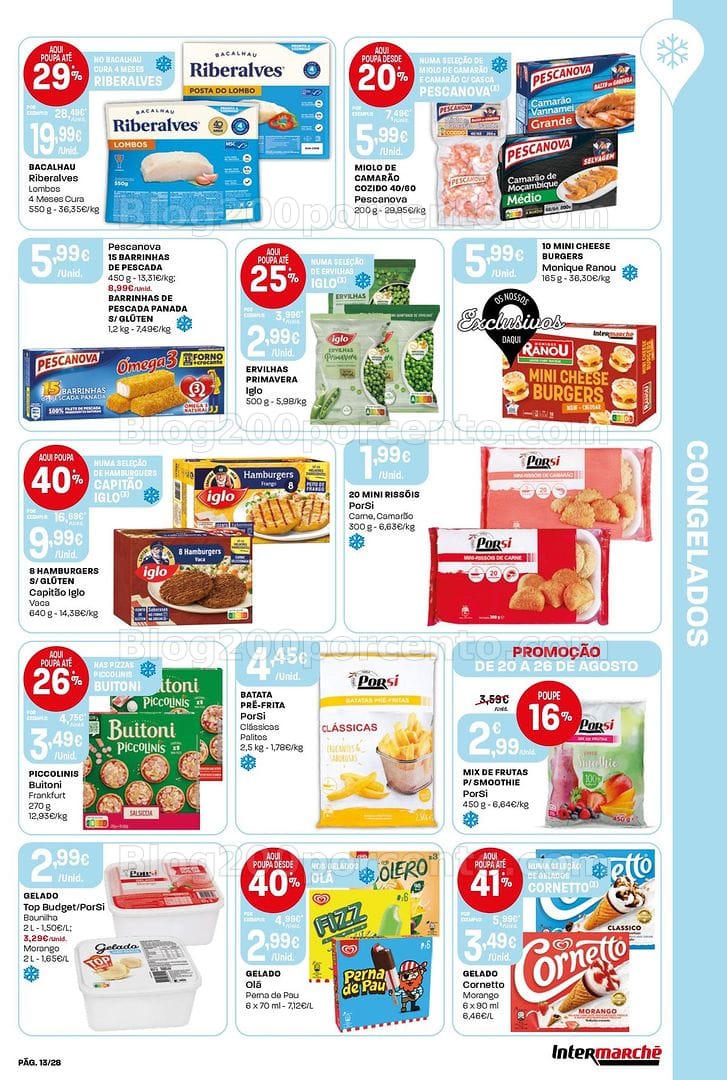 Antevisão Folheto INTERMARCHÉ Contact Promoções de 20 a 26 agosto