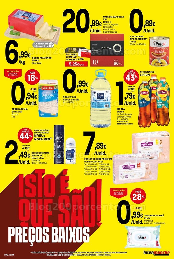 Antevisão Folheto INTERMARCHÉ Contact Promoções de 20 a 26 agosto