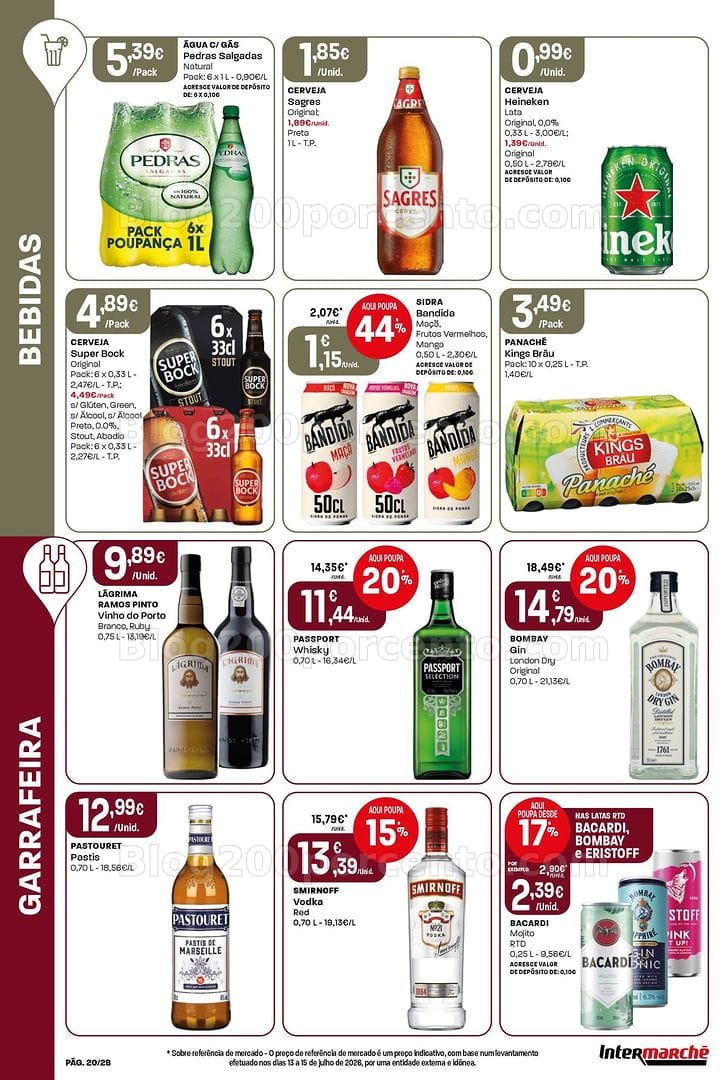 Antevisão Folheto INTERMARCHÉ Contact Promoções de 20 a 26 agosto