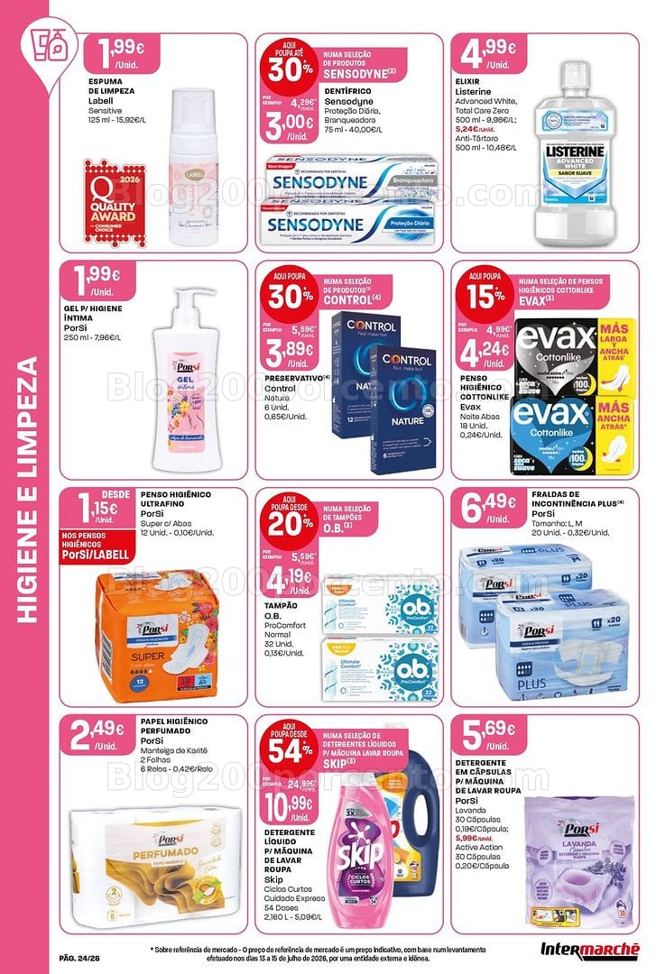 Antevisão Folheto INTERMARCHÉ Contact Promoções de 20 a 26 agosto