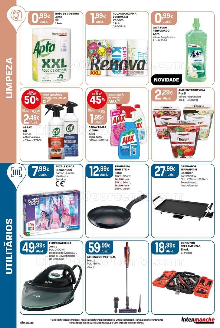 Antevisão Folheto INTERMARCHÉ Contact Promoções de 20 a 26 agosto